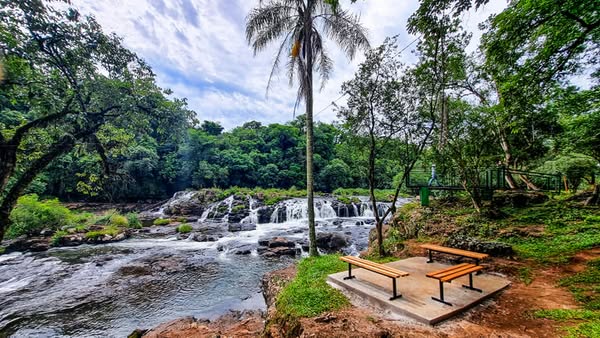 Salto Tabay, Jardín América